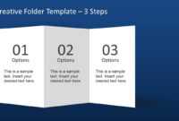 Creative Folder Template Layout For Powerpoint pertaining to 4 Fold Brochure Template