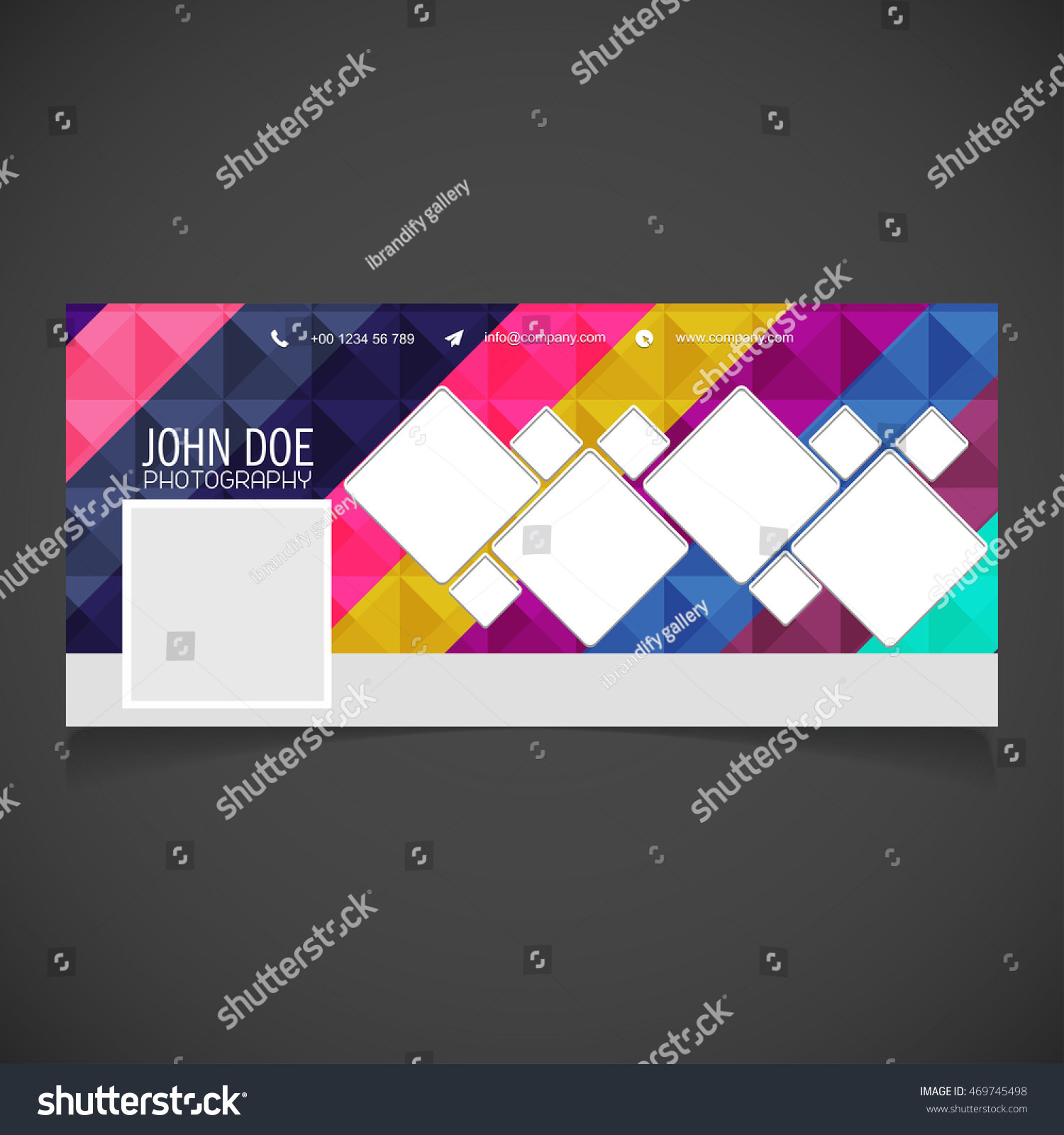 Creative Photography Banner Template Place Image Stock In Photography Banner Template