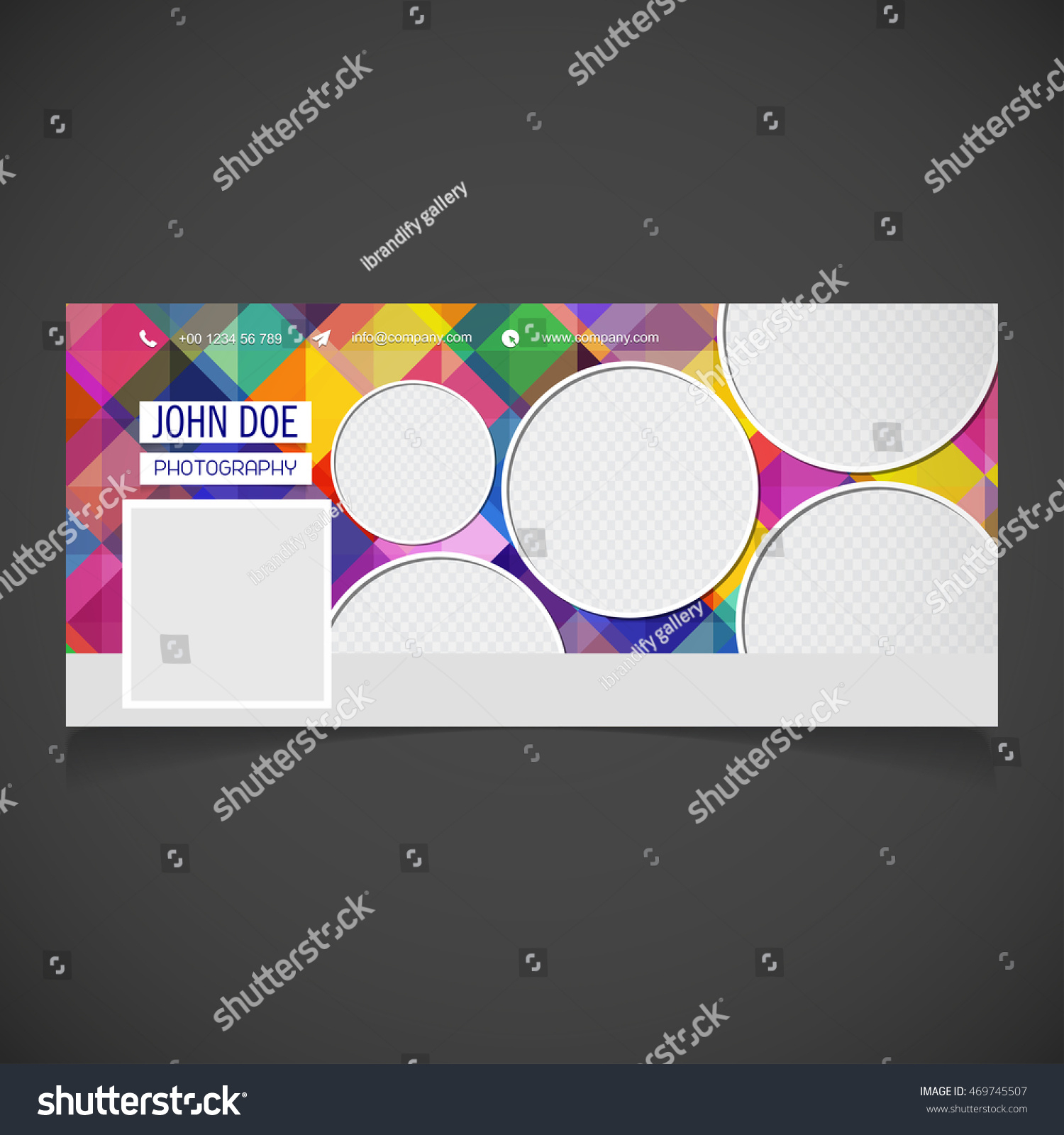 Creative Photography Banner Template Place Image Stock Throughout Photography Banner Template