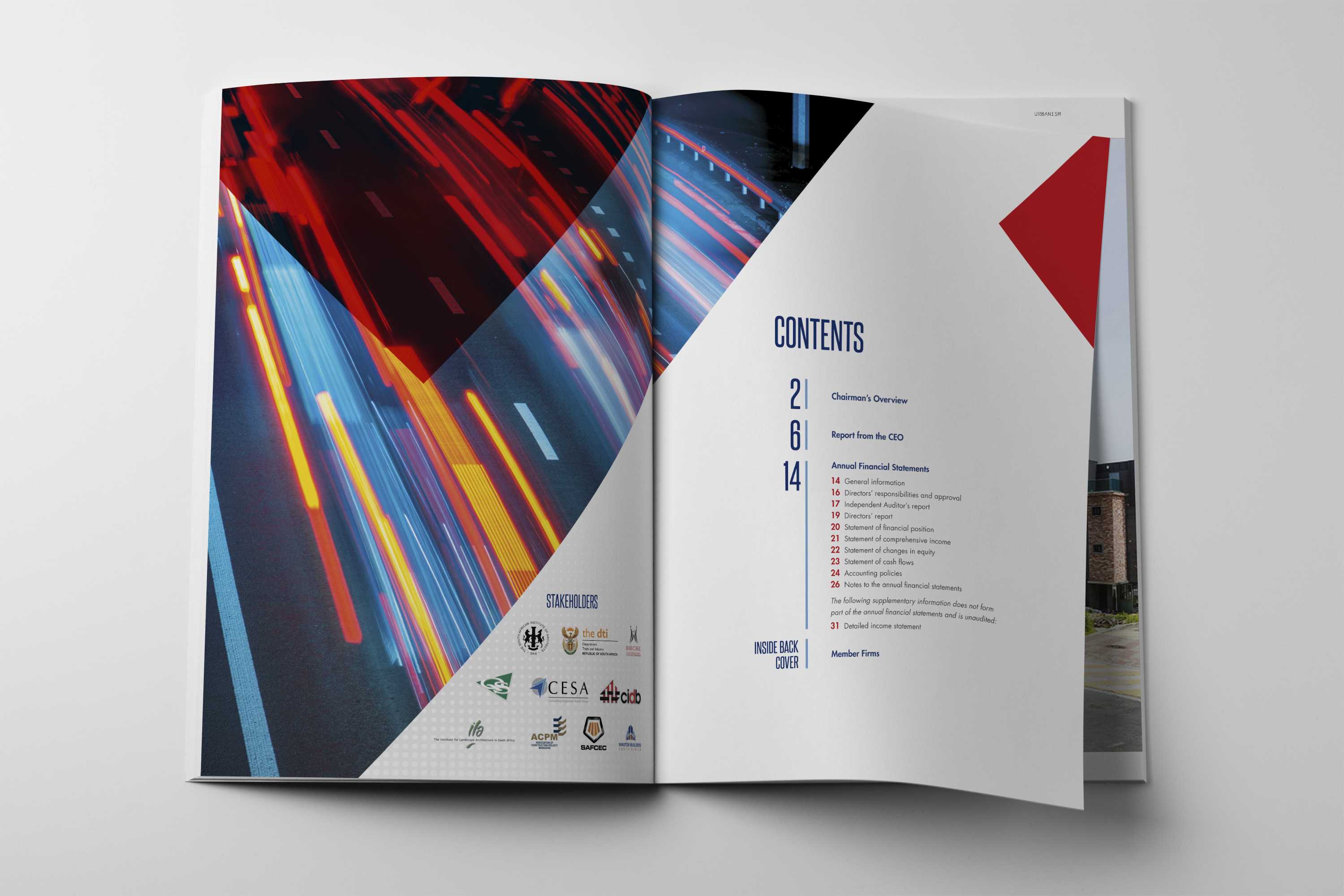 Creative Vision – In Chairman's Annual Report Template