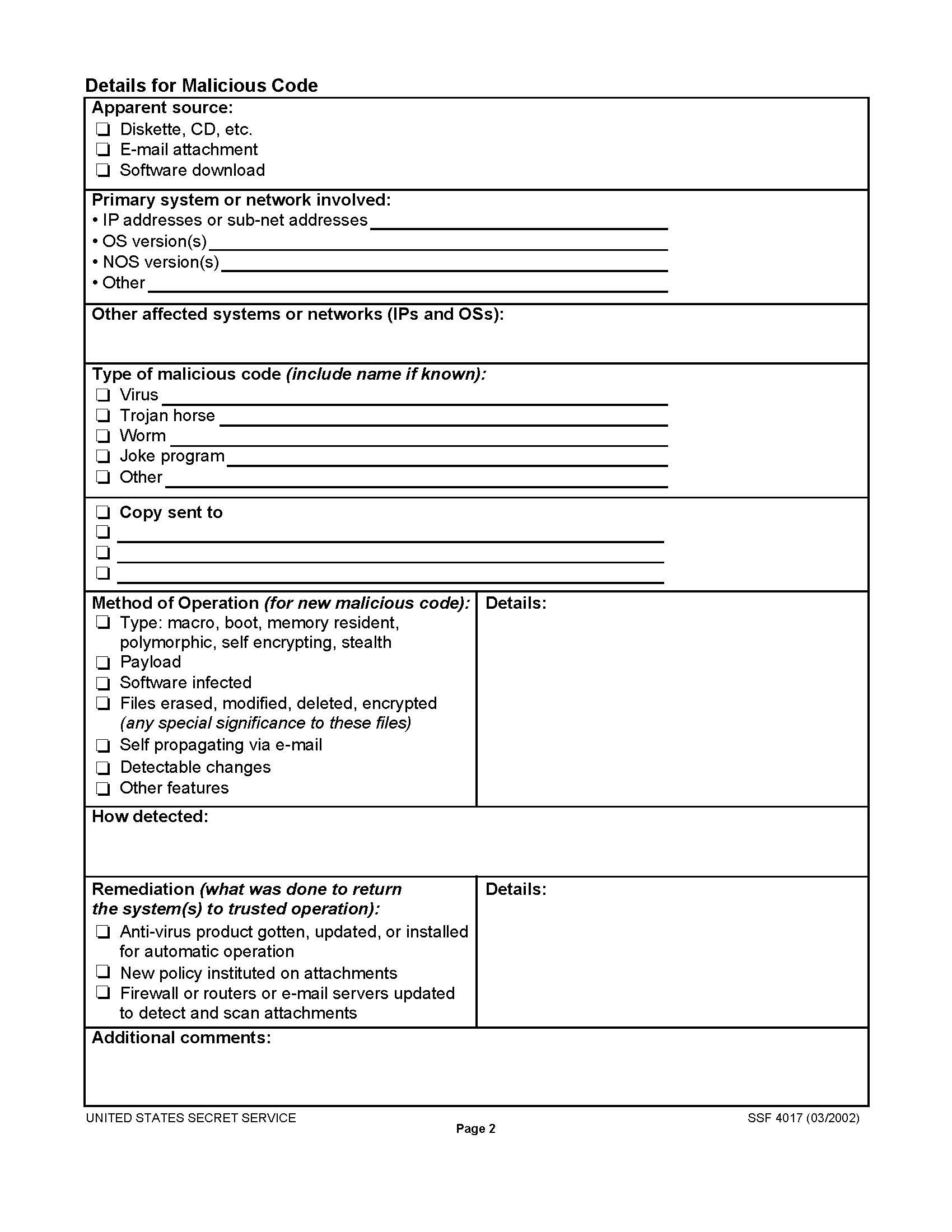 Critical Incident Ment Plan Template Cyber Security Response Regarding Itil Incident Report Form Template
