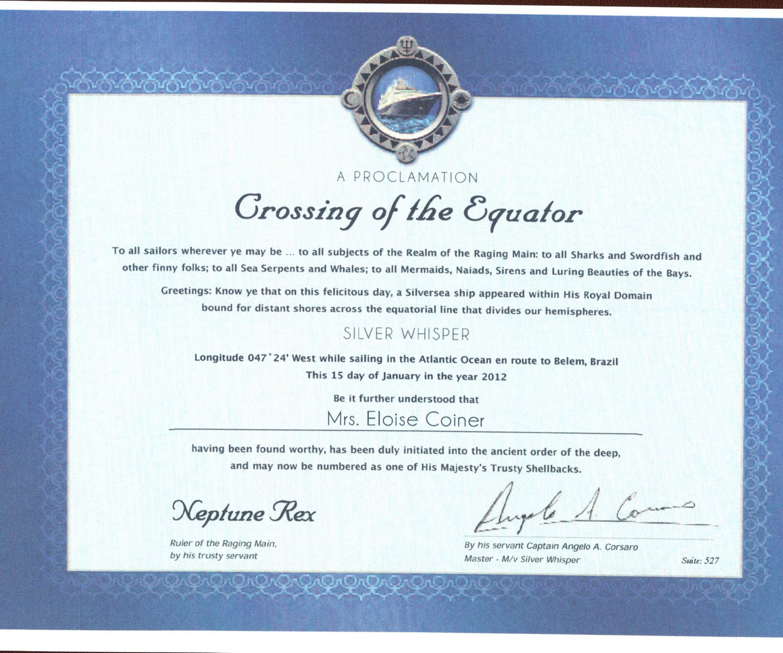 Crossing The Line Certificate Template – Atlantaauctionco Pertaining To Crossing The Line Certificate Template