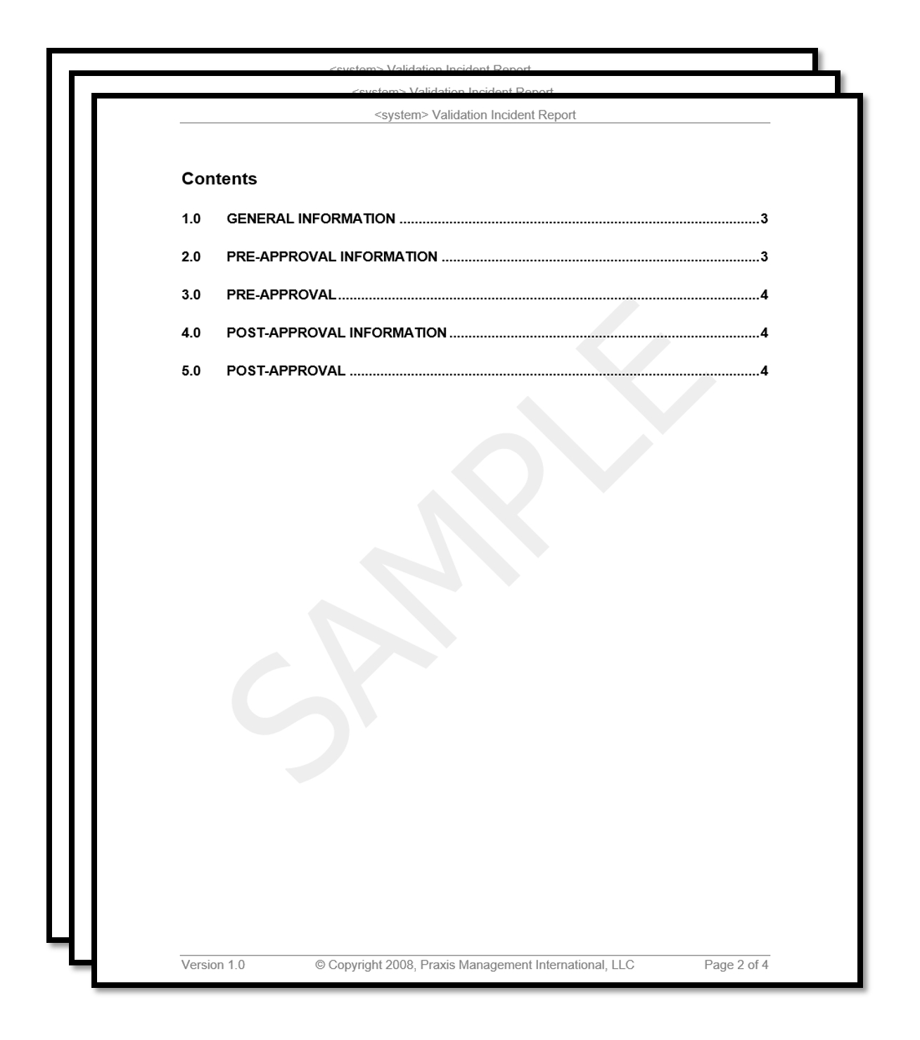 Csv Template – Validation Incident Report (V 1) In Deviation Report Template