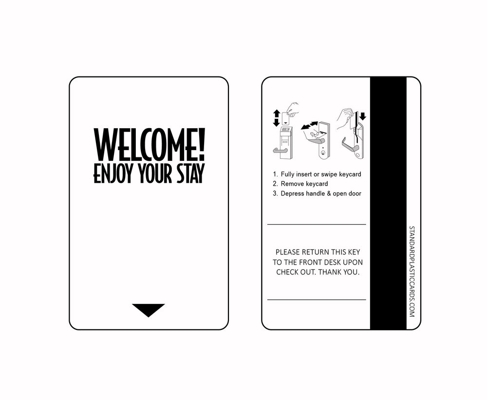 Custom & Generic Magnetic Key Cards | Custom Hotel Key Cards In Hotel Key Card Template