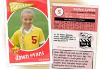 Custom Soccer Cards - Retro 60™ Series Starr Cards intended for Soccer Trading Card Template