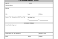 Customer Service Report Template – Excel Word Templates intended for Customer Contact Report Template