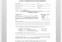 Customer Service Satisfaction Report Template | Sl1090-1 pertaining to Service Review Report Template