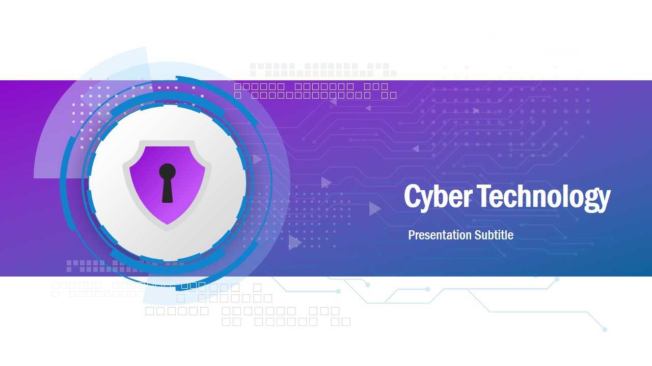 Cyber Technology Powerpoint Template Inside High Tech Powerpoint Template