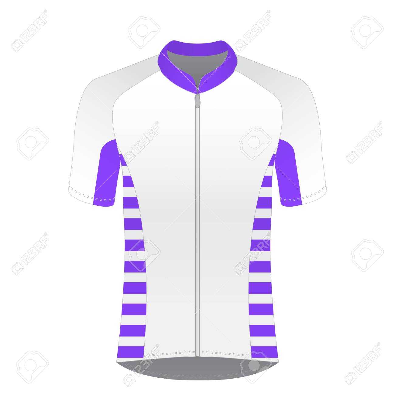 Cycling Jersey Mockup. T Shirt Sport Design Template. Road Racing.. With Blank Cycling Jersey Template