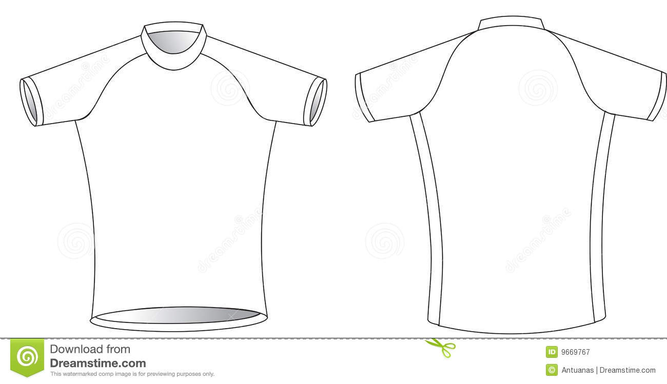 Cycling Jersey Stock Vector. Illustration Of Graphic, Simple Regarding Blank Cycling Jersey Template