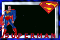 תוצאת תמונה עבור Superheroes Printable Frames | Frames for Superman Birthday Card Template