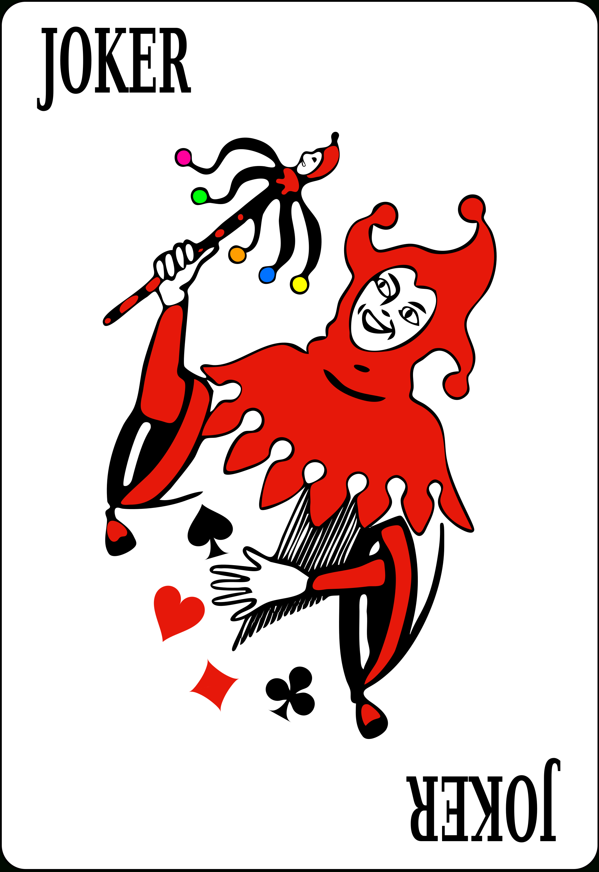 جوكر (بطاقة لعب) – ويكيبيديا Regarding Joker Card Template