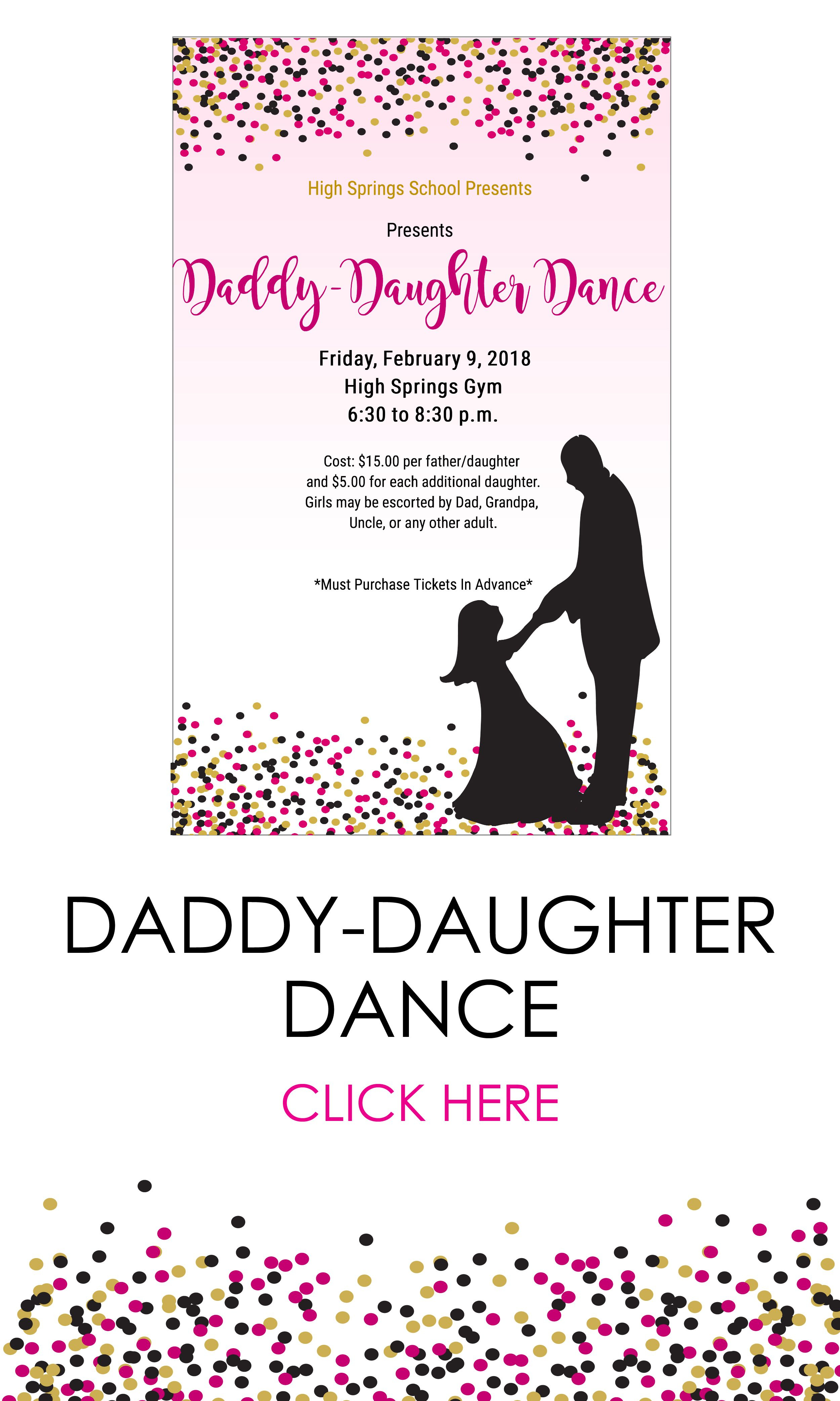 Daddy Daughter Dance Printable Template. Flyer, Poster And Intended For Dance Flyer Template Word