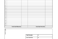 Daily Cash Sheet Template | Daily Report Template inside Daily Report Sheet Template