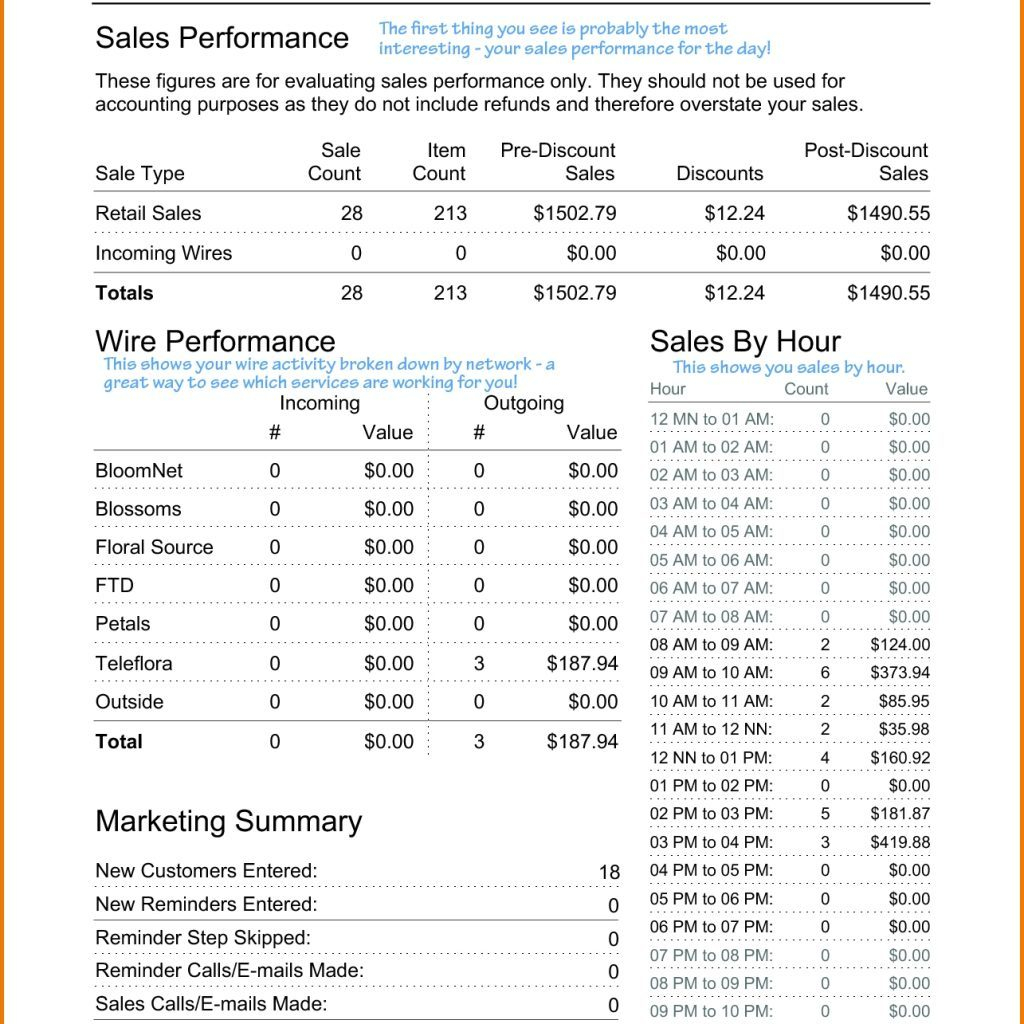 Daily Sales Report Template Excel Free Activity Format Gas Inside Sale Report Template Excel