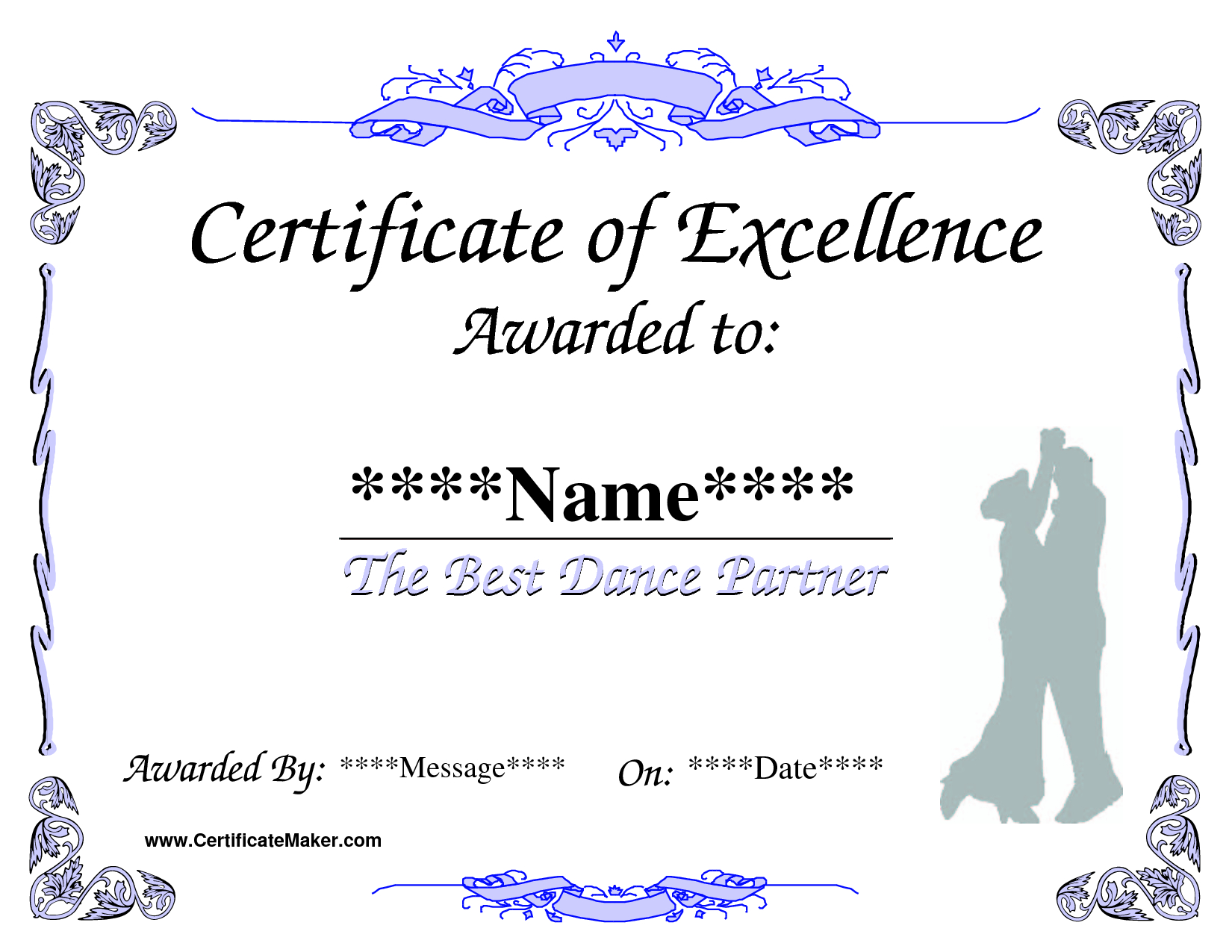 Dance Award Certificate Template | Places To Visit | Award Inside Dance Certificate Template