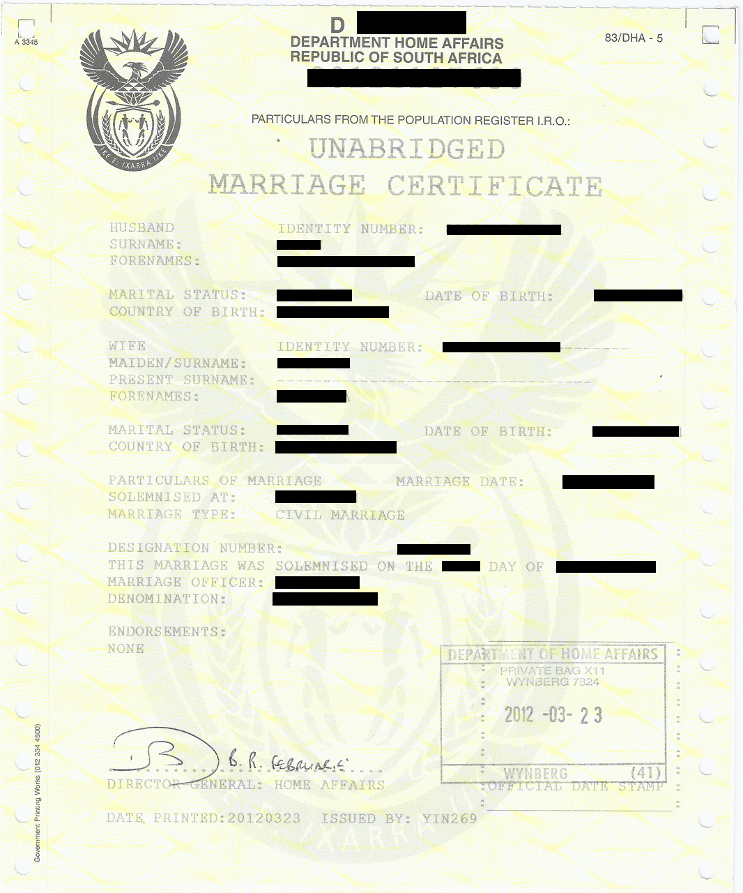 Death Certificate Template South Africa Is Death Intended For South African Birth Certificate Template