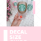 Decal Size Guide For Starbucks Cold And Hot Cups | Cricut Within Starbucks Create Your Own Tumbler Blank Template