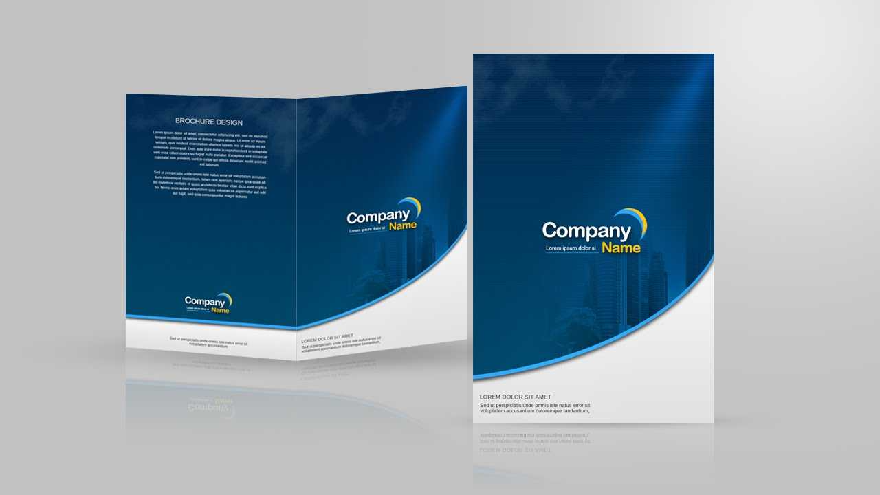 Design A Two Fold Brochure In Photoshop In 2 Fold Brochure Template Psd