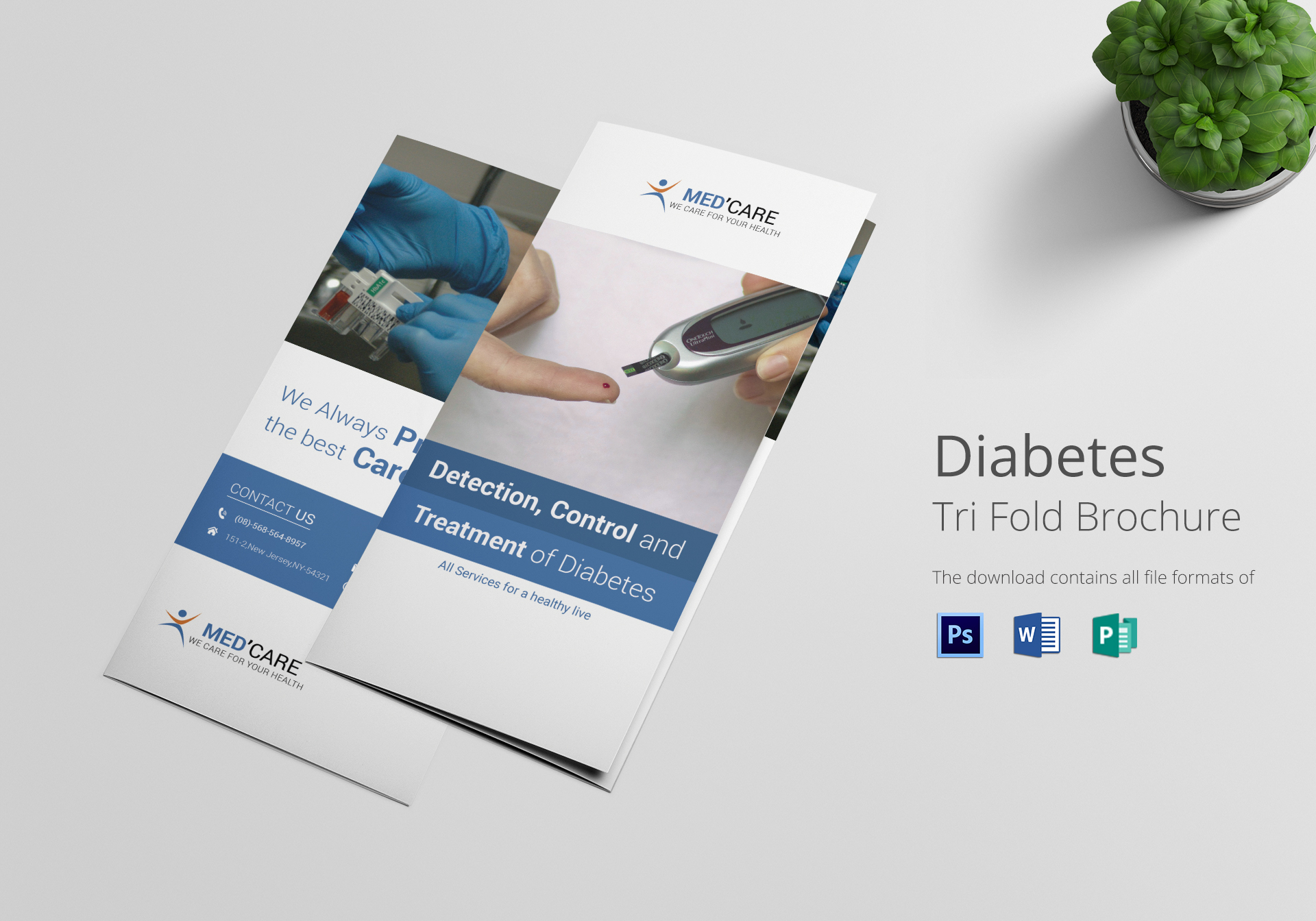 Diabetes Brochure Trifold Template Intended For Tri Fold Brochure Publisher Template