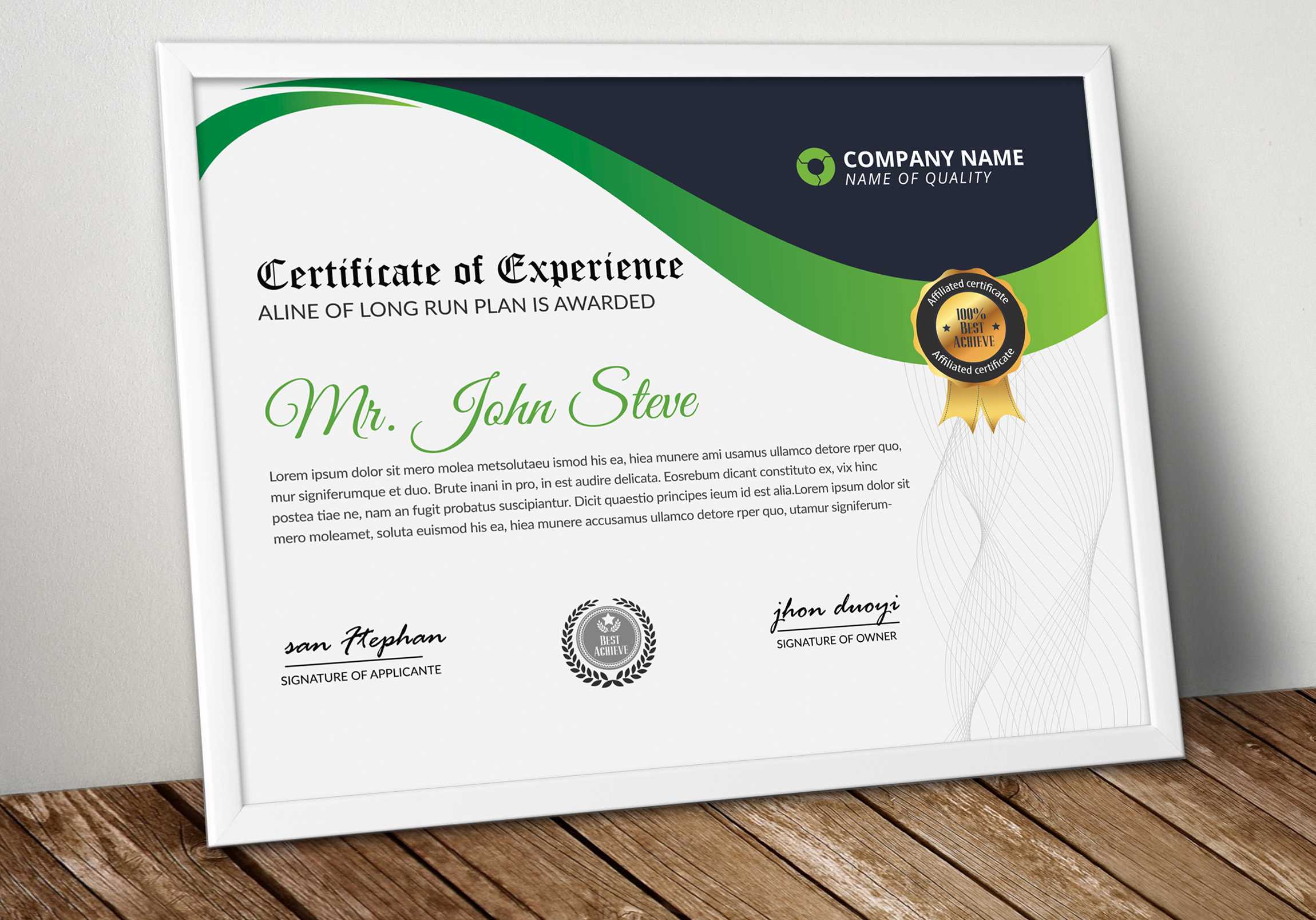 Diploma Certificate Word Template – Vsual In Professional Certificate Templates For Word