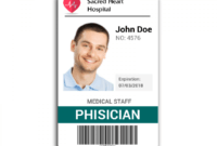 Doctor Id Card #2 | Wit Research | Id Card Template regarding Hospital Id Card Template