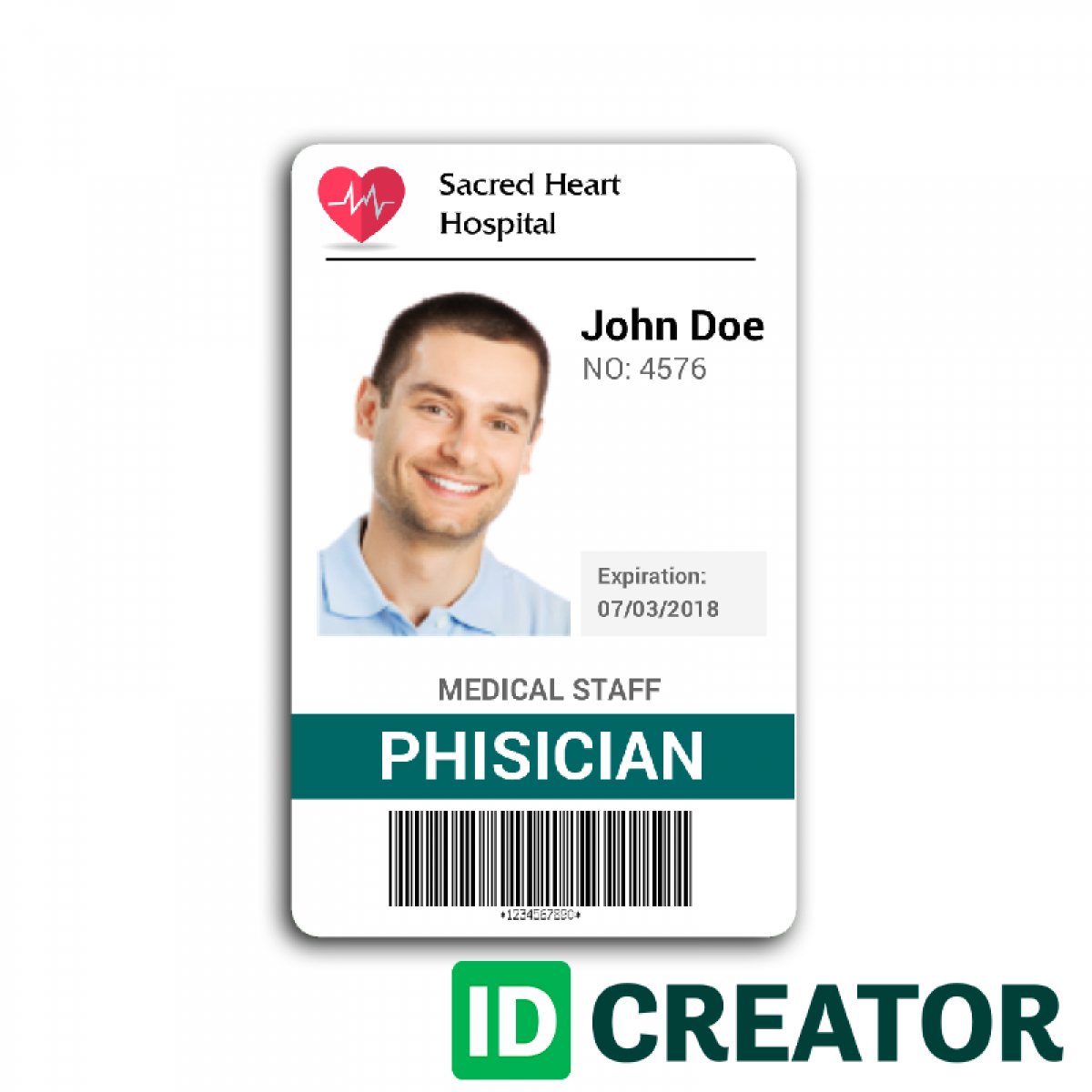 Doctor Id Card #2 | Wit Research | Id Card Template With High School Id Card Template