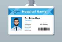 Doctor Id Card Template Medical Identity Badge with Doctor Id Card Template