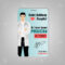 Doctors Id Card With Hospital Logo And Phisician Image. Medical.. Intended For Doctor Id Card Template