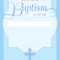 Dotted Blue - Baptism &amp; Christening Invitation Template intended for Blank Christening Invitation Templates