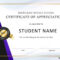 Download Certificate Of Appreciation For Students 02 Intended For Free Student Certificate Templates