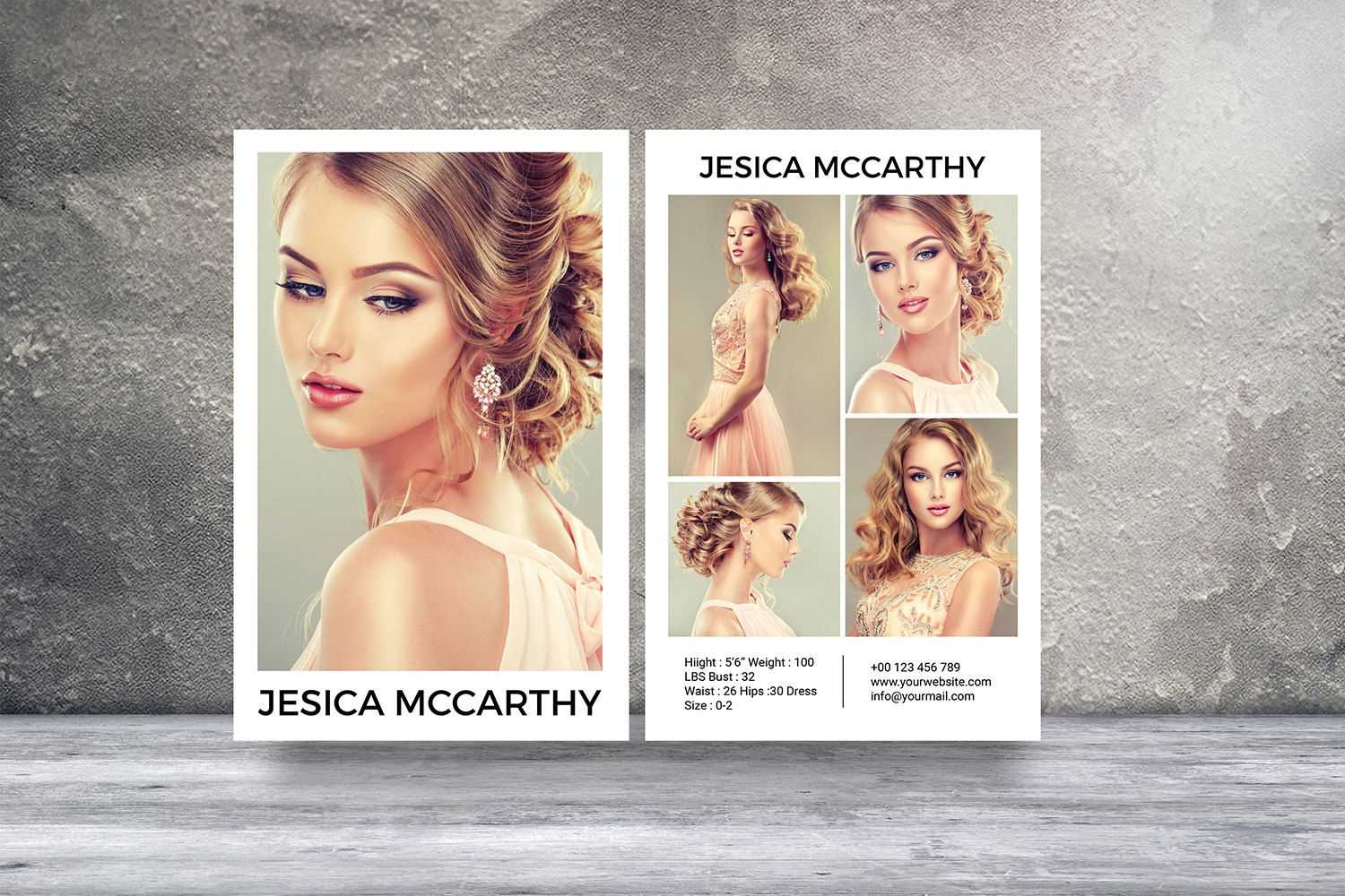 Download Comp Card Template – Atlantaauctionco Inside Model Comp Card Template Free