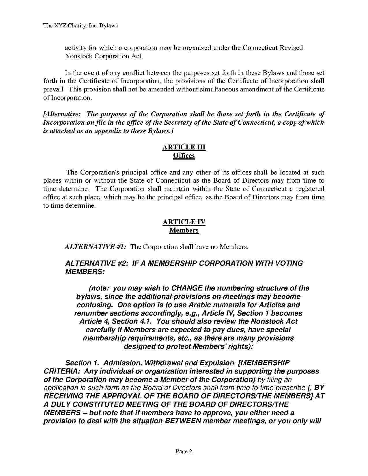 Download Corporate Bylaws Style 11 Template For Free At With Regard To Corporate Bylaws Template Word