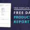 Download Free Daily Production Report Template With Regard To Wrap Up Report Template