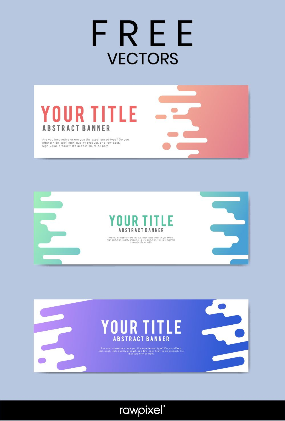 Download Free Modern Business Banner Templates At Rawpixel Within Free Website Banner Templates Download