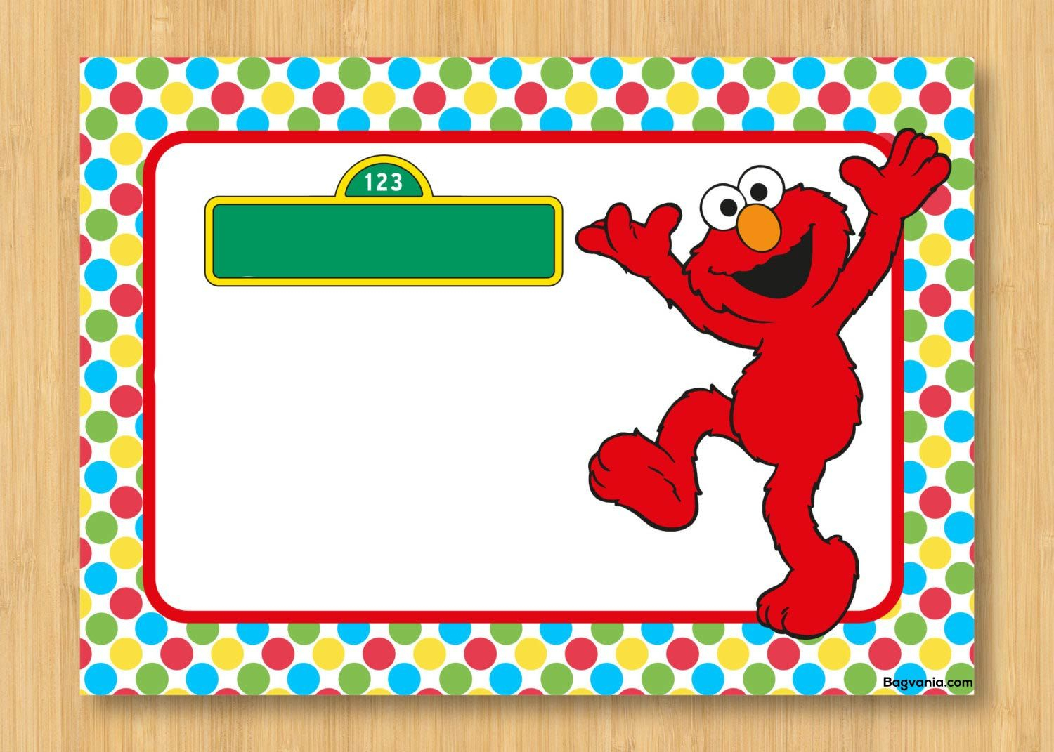 Download Free Printable Elmo Birthday Invitations | Bagvania For Elmo Birthday Card Template