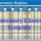Download Inventory Control Excel Template - Exceldatapro pertaining to Stock Report Template Excel