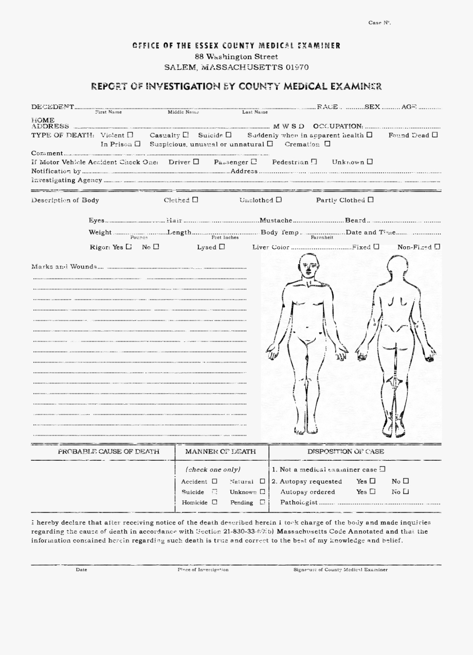 Downloads Cthulhu Reborn Miscellaneous - Autopsy Report Intended For Autopsy Report Template