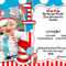 Dr.seuss 1St Birthday Invitation Template  Update | Party With Regard To Dr Seuss Birthday Card Template