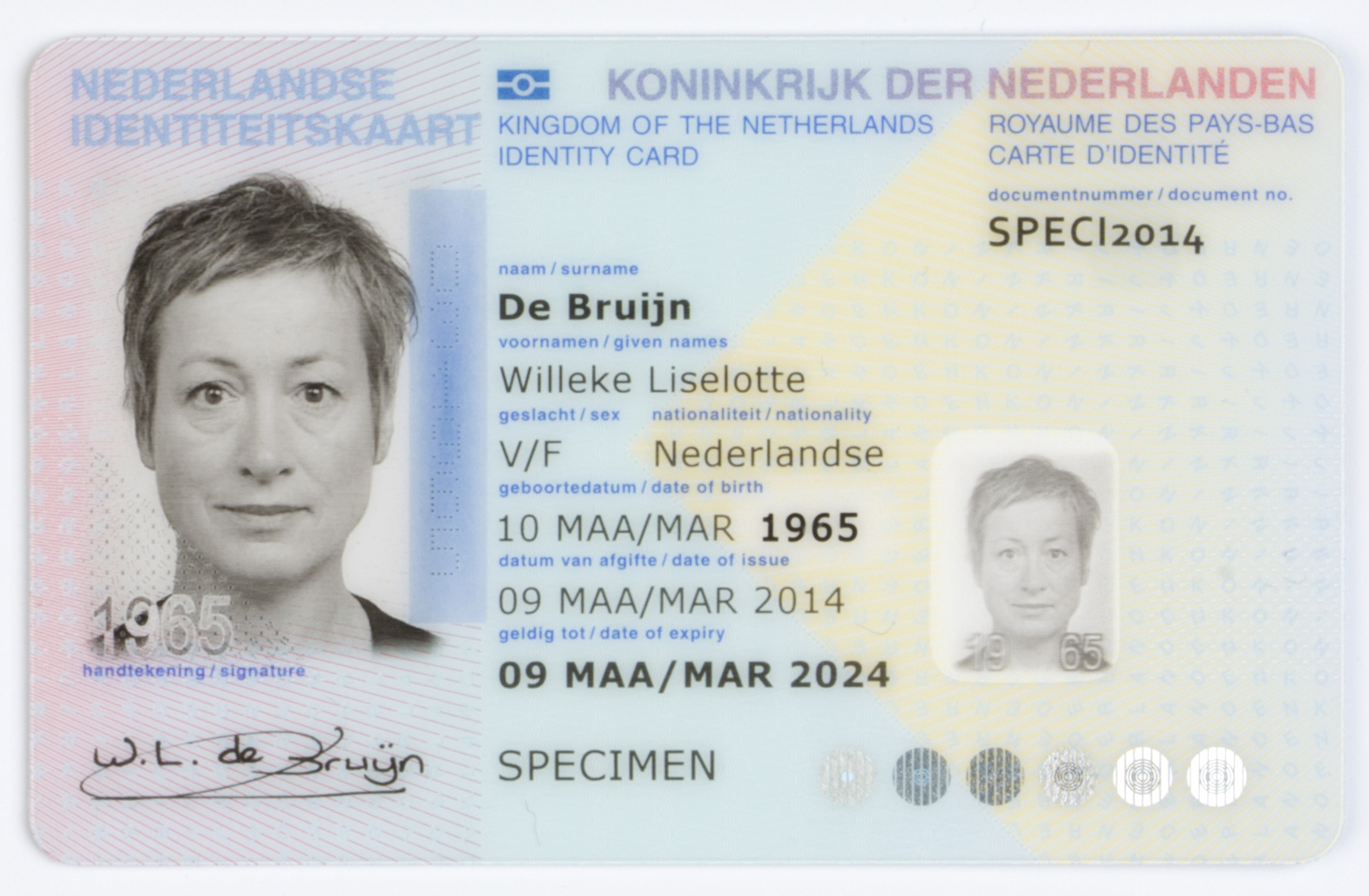 Dutch Identity Card – Wikipedia With French Id Card Template