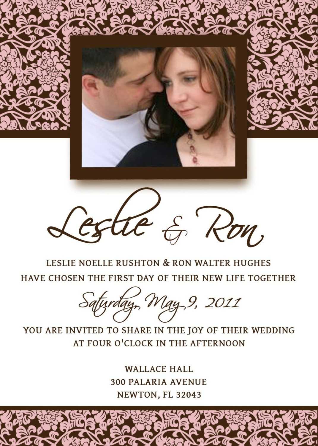 E Wedding Invitation Cards Free Download E Invitation Pertaining To Free E Wedding Invitation Card Templates