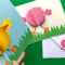 Easy Pop Up Chick Card – 3D Easter Card Diy – Cute & Easy Throughout Easter Chick Card Template