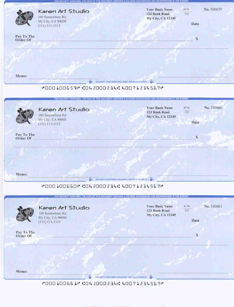 Easy To Use Check Writing And Printing Software For All For Customizable Blank Check Template