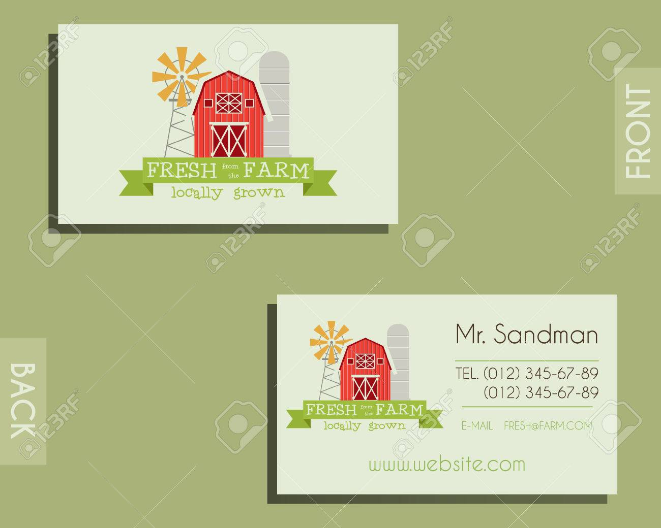 Eco, Organic Visiting Card Template. For Natural Shop, Farm Products.. Pertaining To Bio Card Template