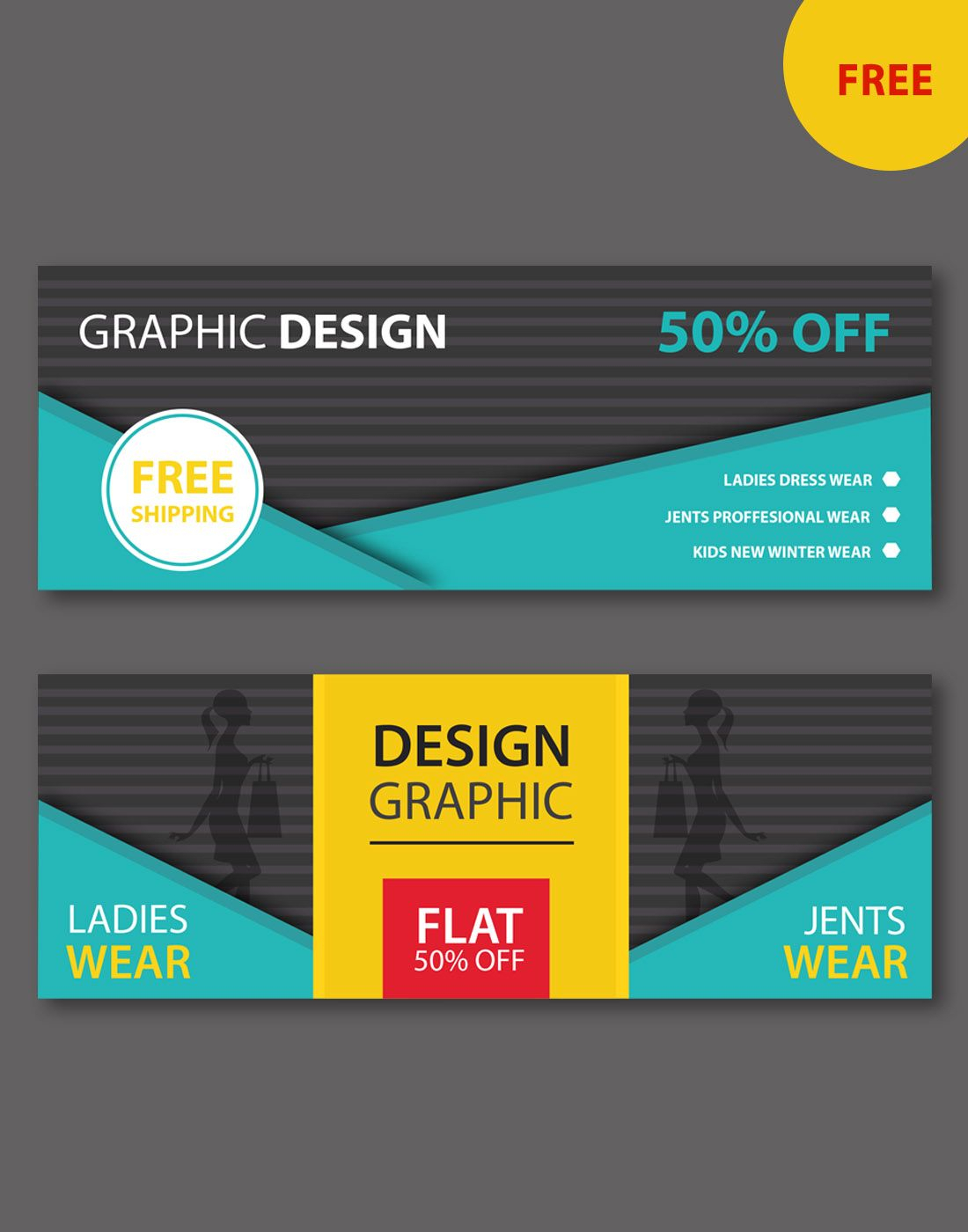 Ecommerce Web Banner Templates | Free Website Psd Banners Intended For Free Website Banner Templates Download