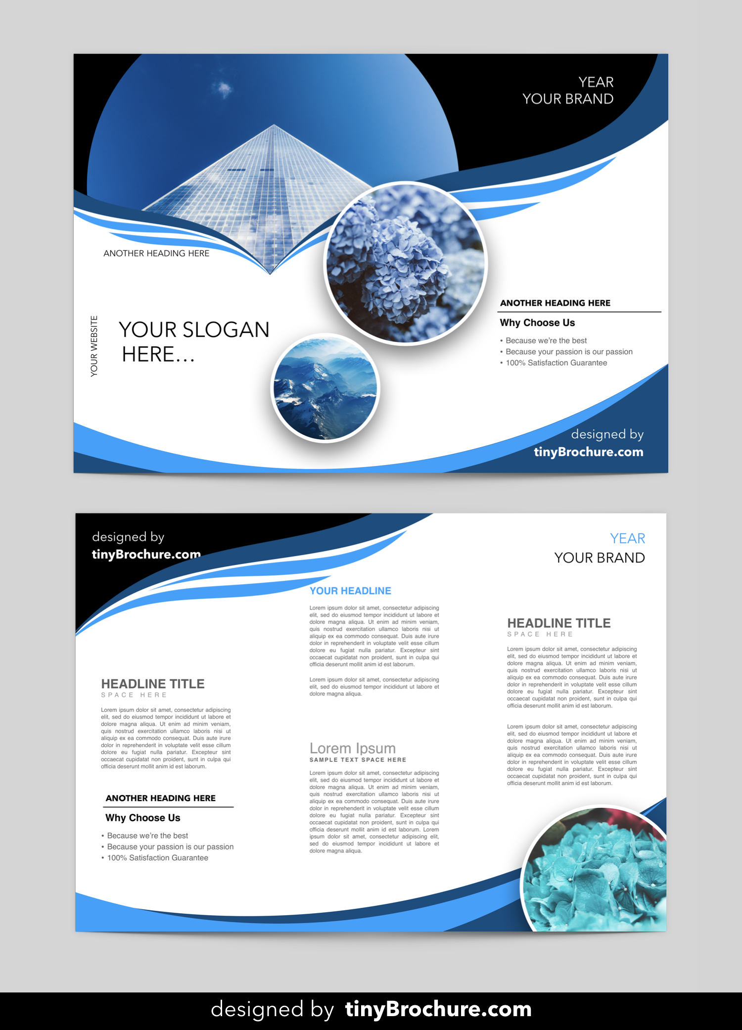 Editable Brochure Template Word Free Download | Brochure With Booklet Template Microsoft Word 2007