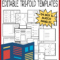 Editable Brochure Templates | Graphic Organizers | Teacher Regarding Brochure Rubric Template
