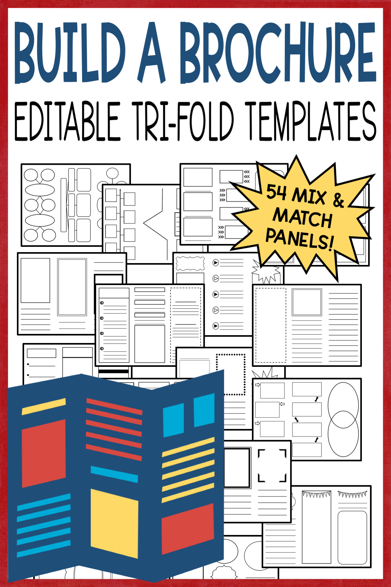 Editable Brochure Templates | Graphic Organizers | Teacher Regarding Brochure Rubric Template