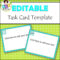 Editable Task Card Templates – Bkb Resources For Task Card In Task Cards Template