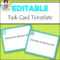 Editable Task Card Templates – Bkb Resources For Task Card In Task Cards Template